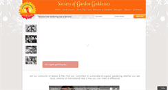 Desktop Screenshot of gardengoddesses.org